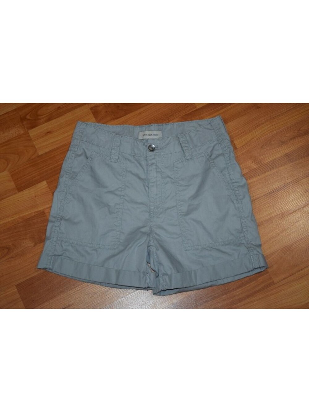 Calvin Klein Jeans Women's Sz 26 Gray Classic Twill Shorts